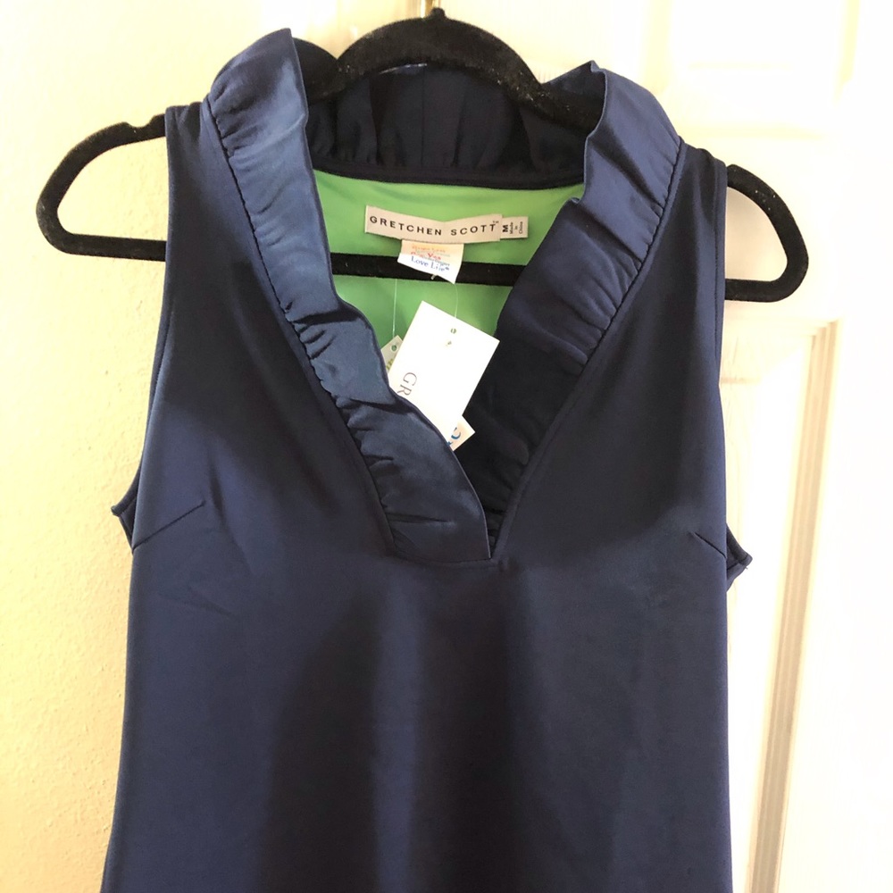 Women’s navy blue blouse brand new with tags